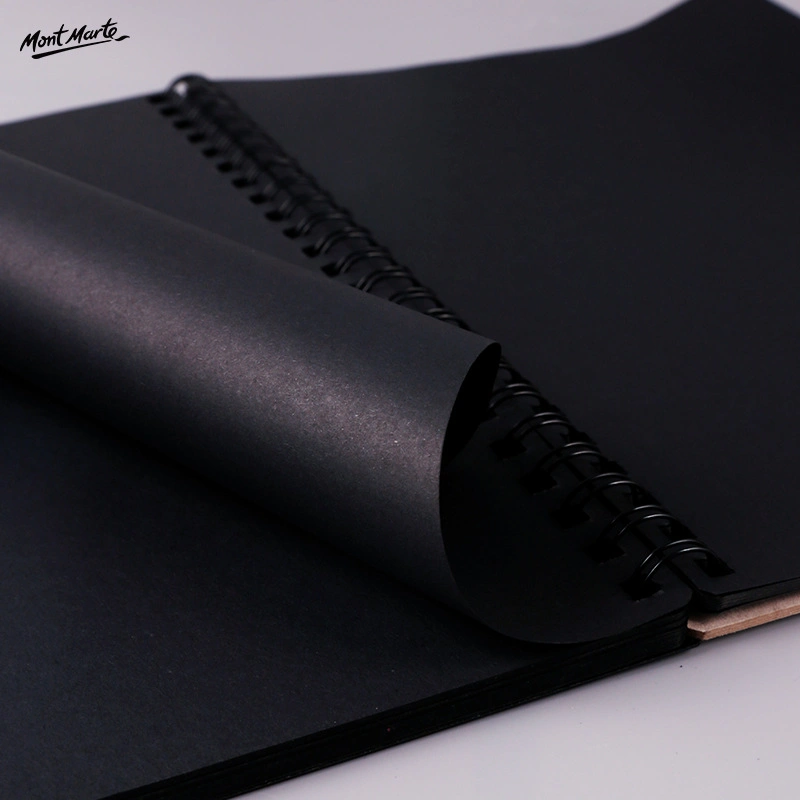 Black Paper Sketch Notebook for Drawing