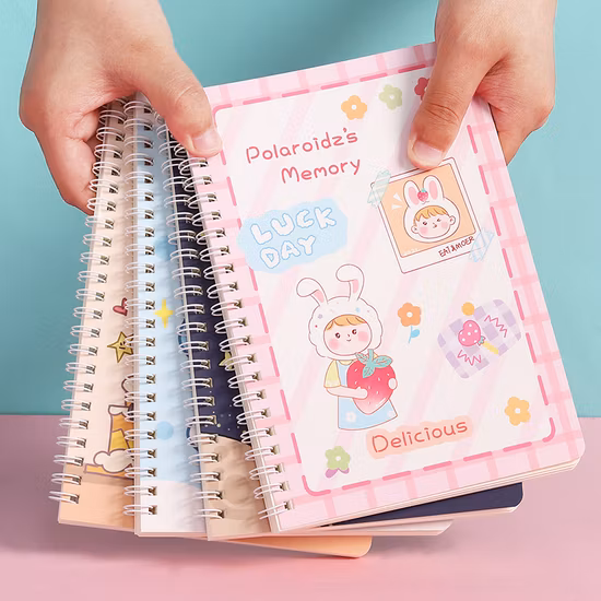 Taccuino con logo stampato personalizzato, diario, quaderno con copertina rigida, copertina rigida, formato A5, quaderni a spirale