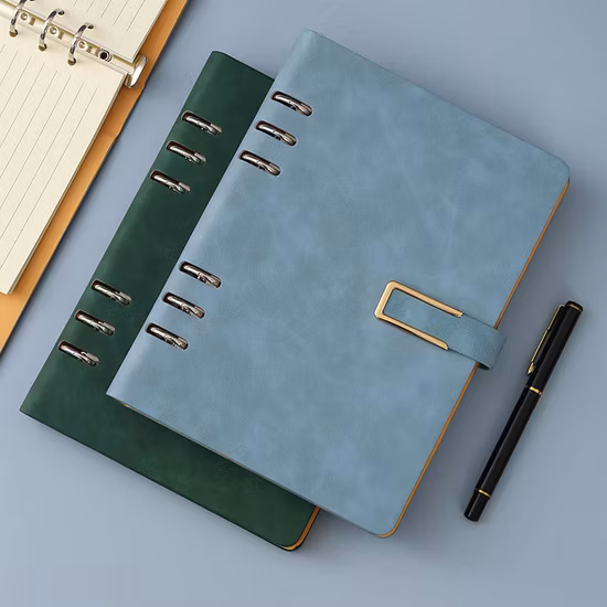 Pagine con logo stampate personalizzate Quaderno a spirale vuoto A5 B5 per la scuola