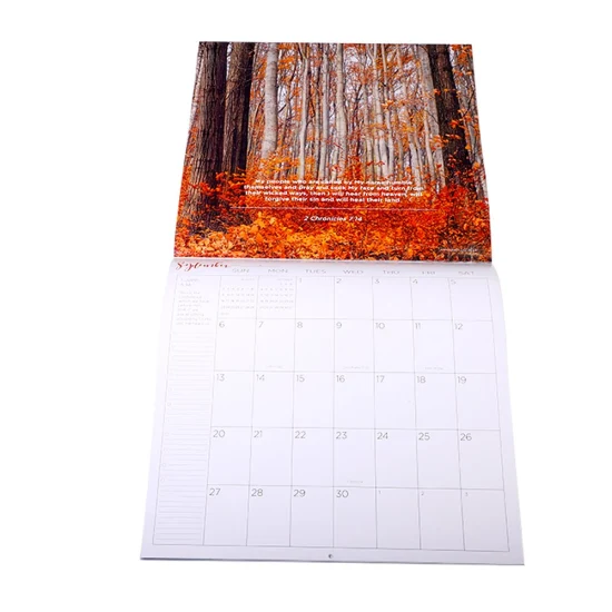 Calendario da tavolo Mini calendario personalizzato personalizzato Supporto per calendario da tavolo personalizzato in nuovo stile